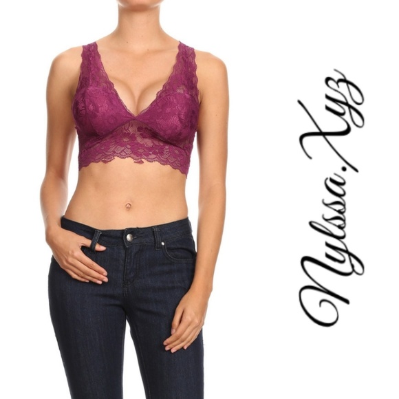Full Floral Lace Bralette - Picture 5 of 7